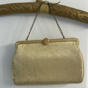 Vintage Gold Evening Clutch Purse